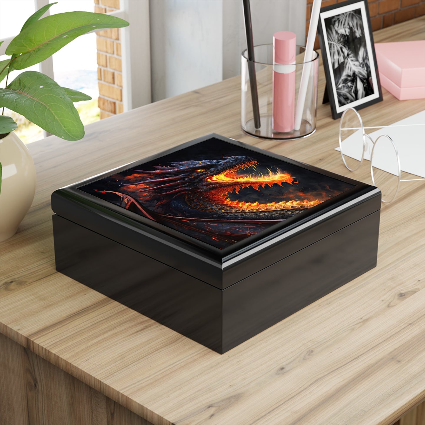 Fire Dragon- Storage/Dice Box