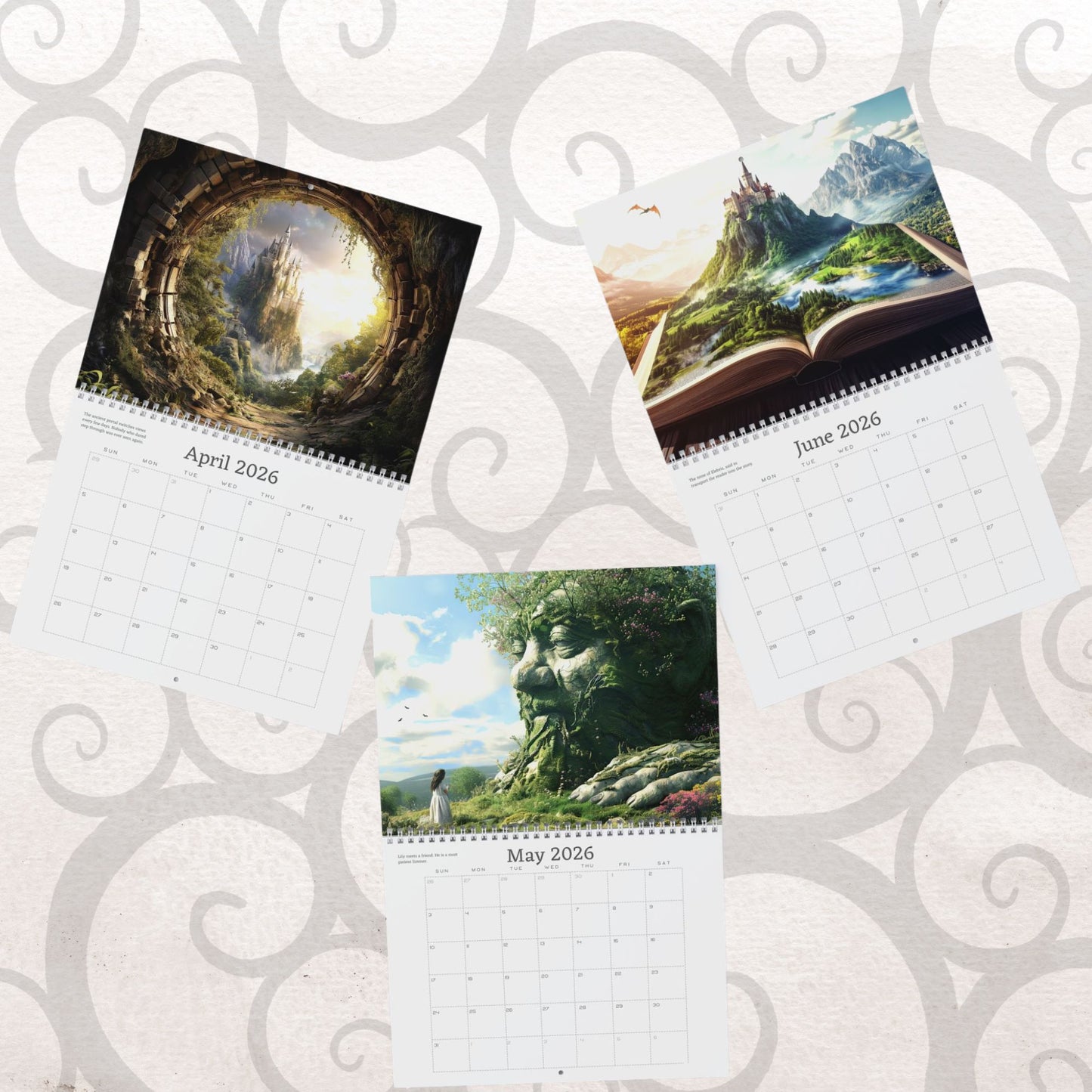 2026 Fantasy Wall Calendar