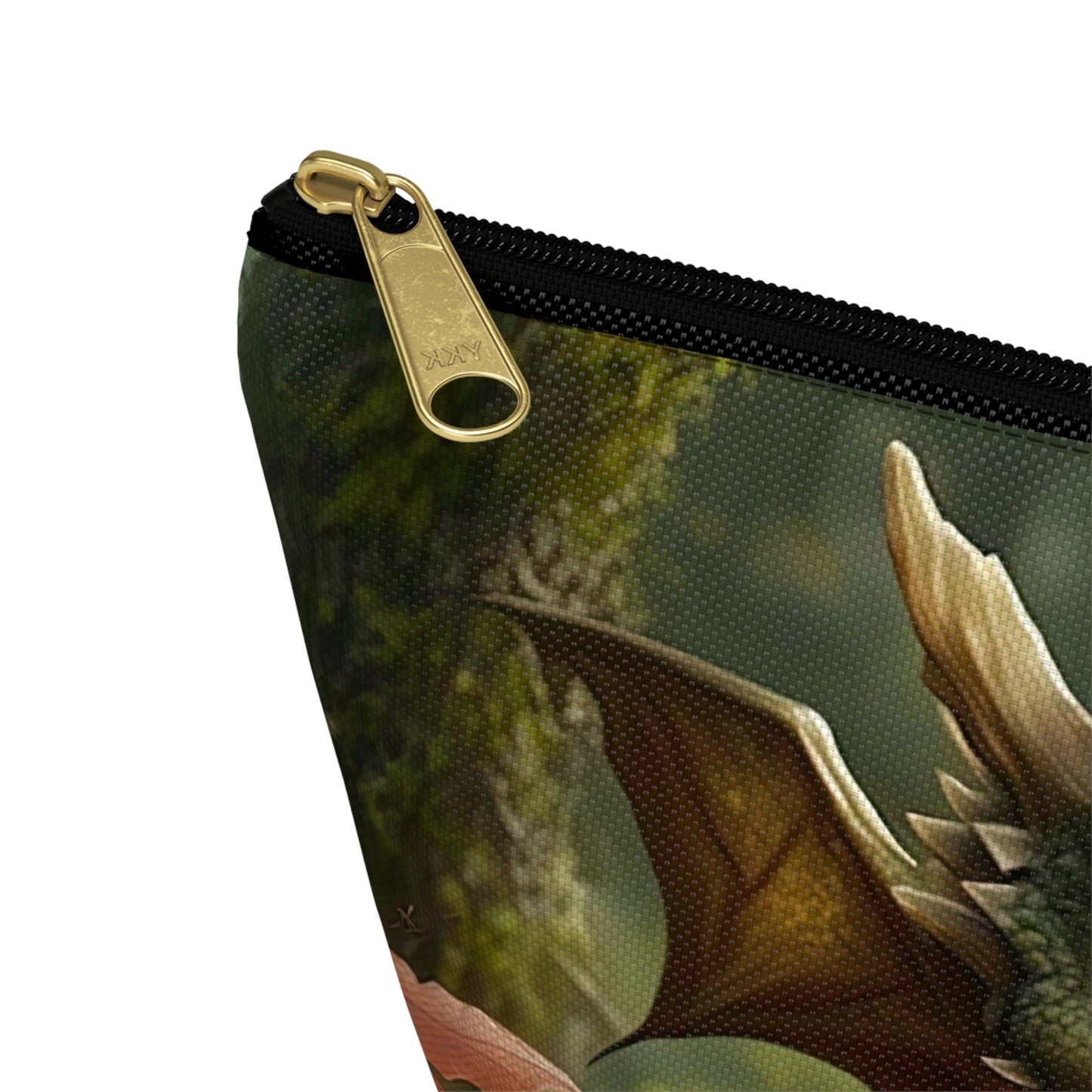 Baby Green Dragon- Zippered Pouch