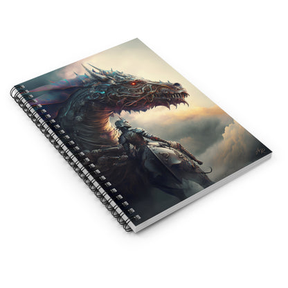 Dragon and Knight- Spiral Notebook