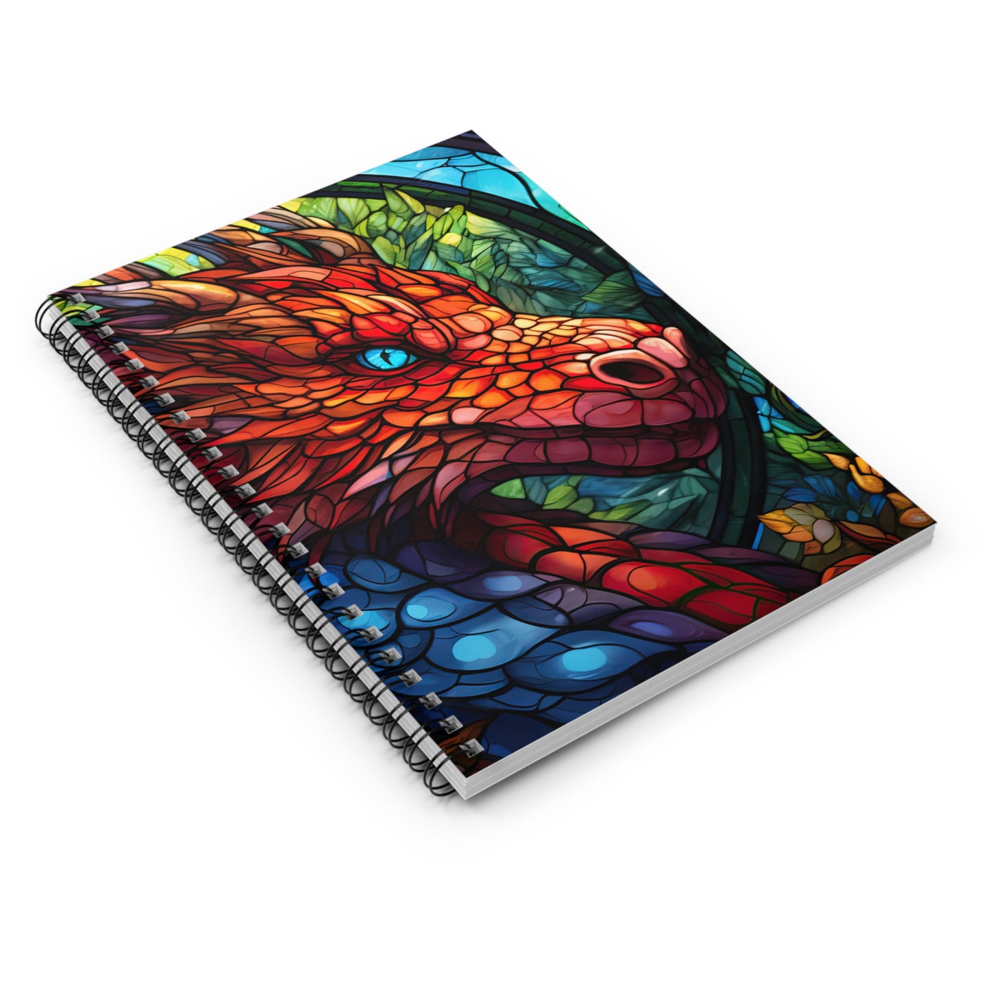 Fantasy Red Dragon- Spiral Notebook