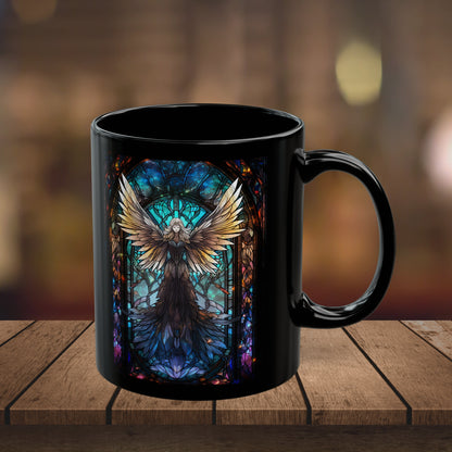 Gothic Angel Stained Glass- Coffee Mug