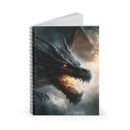 Dragon and Clouds- Spiral Notebook