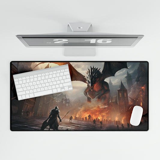 Dragon Attacks- Desk Mat