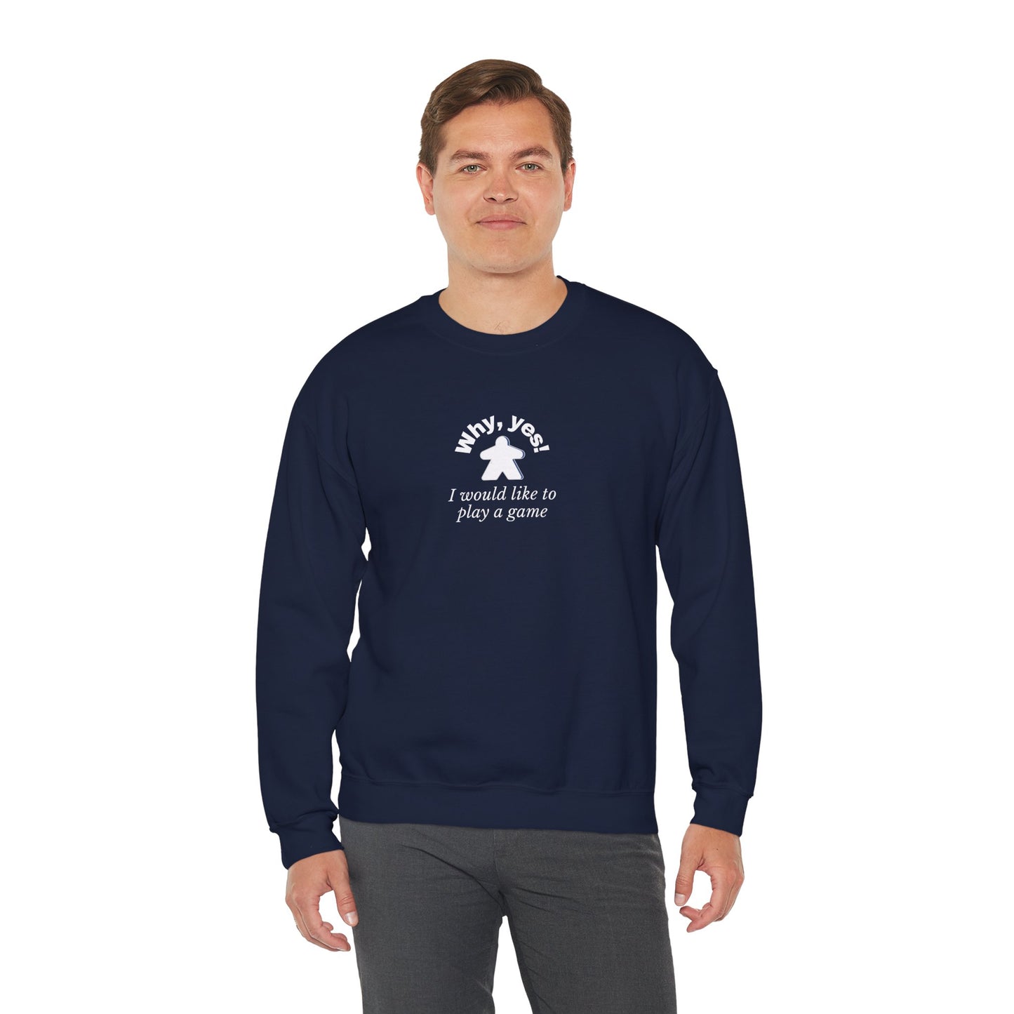 Play A Game- Unisex Crewneck Sweatshirt