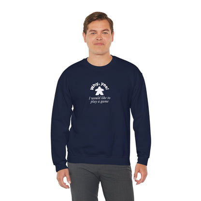 Play A Game- Unisex Crewneck Sweatshirt