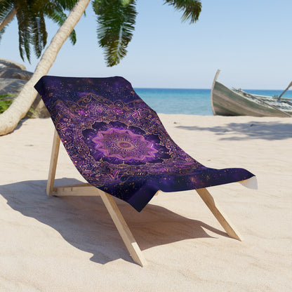 Purple Mandala- Beach Towel