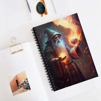 Wizard Fireball- Spiral Notebook