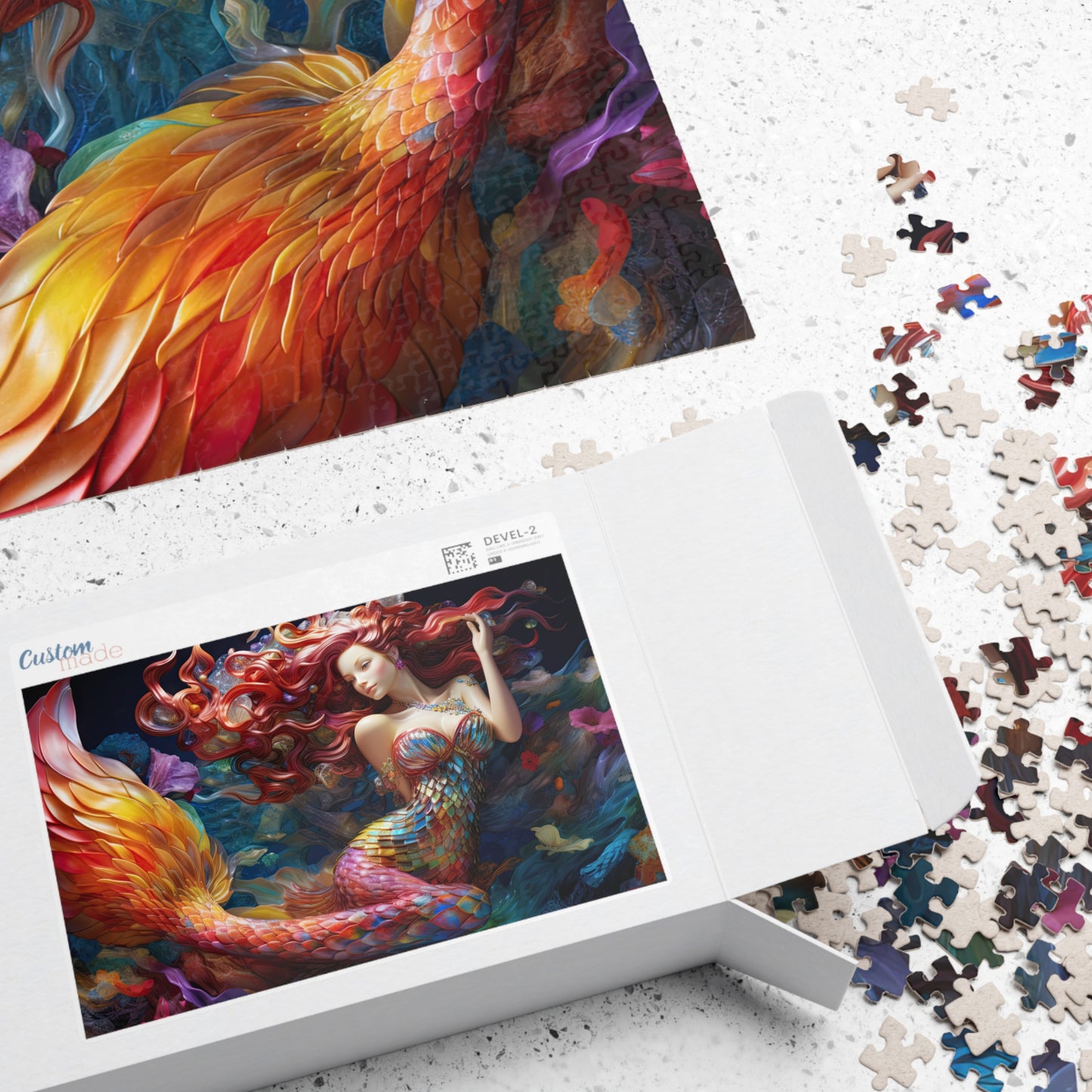 Red-Haired Mermaid- Jigsaw Puzzle