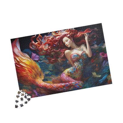 Red-Haired Mermaid- Jigsaw Puzzle