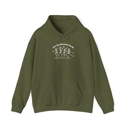Skeletal Horde- Unisex Heavy Hooded Sweatshirt