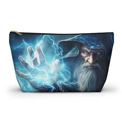 Wizard Casting Spell- Zippered Pouch