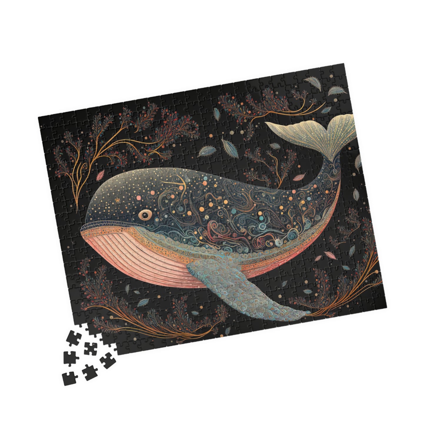 Vintage Whale- Jigsaw Puzzle