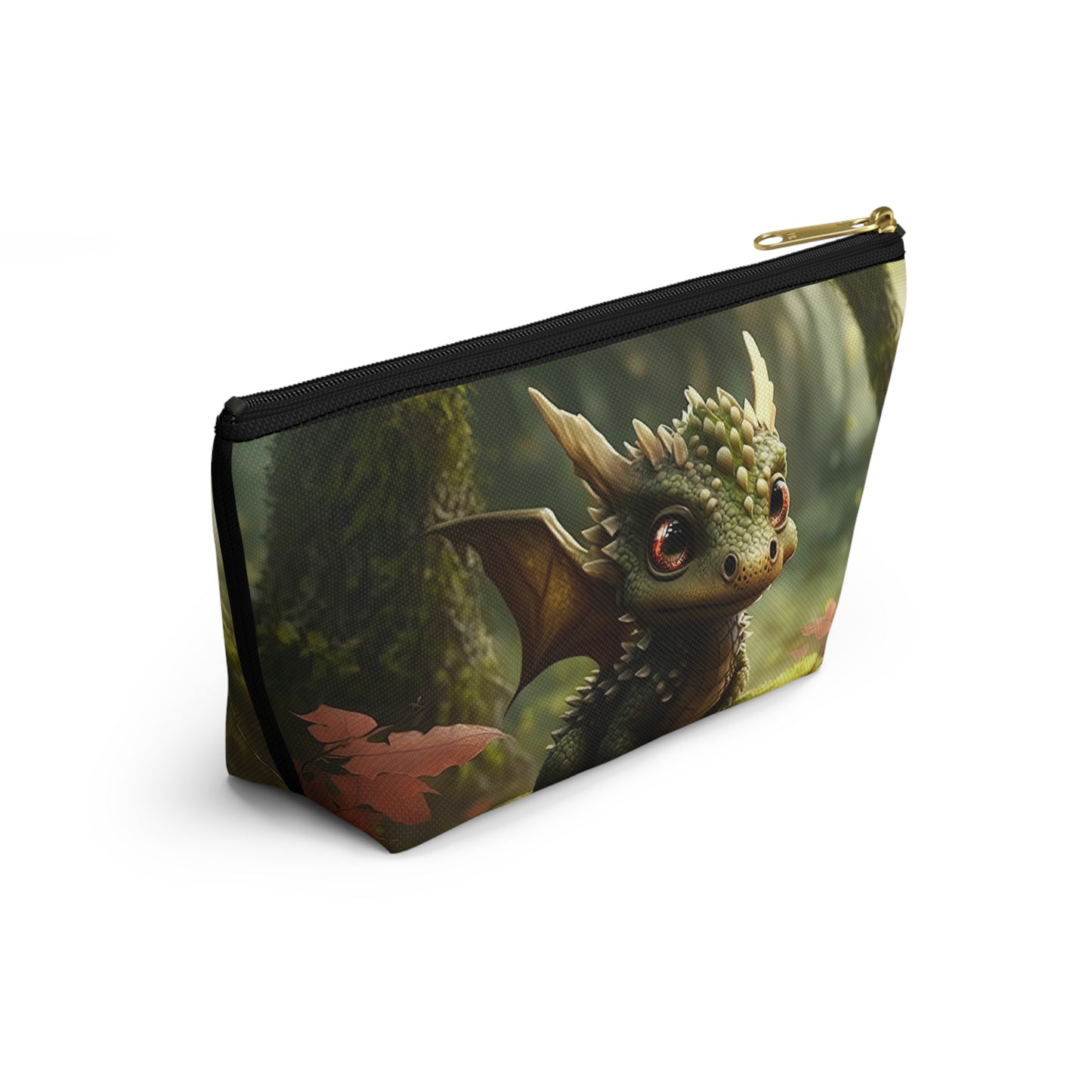 Baby Green Dragon- Zippered Pouch