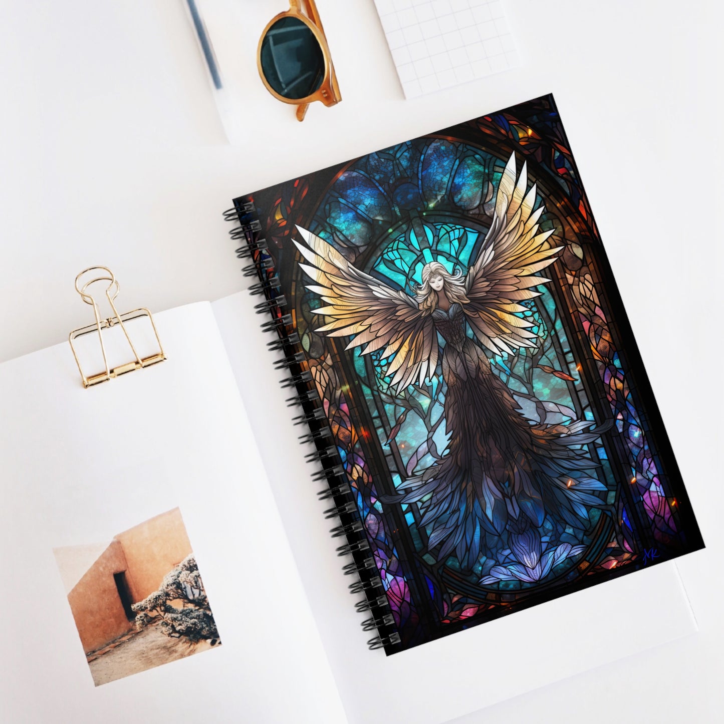 Gothic Angel- Spiral Notebook