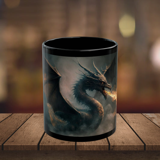 Fire Breathing Dragon- Coffee Mug