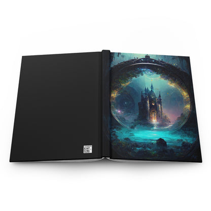 Fantasy Castle- Blank Lined Hardcover Notebook