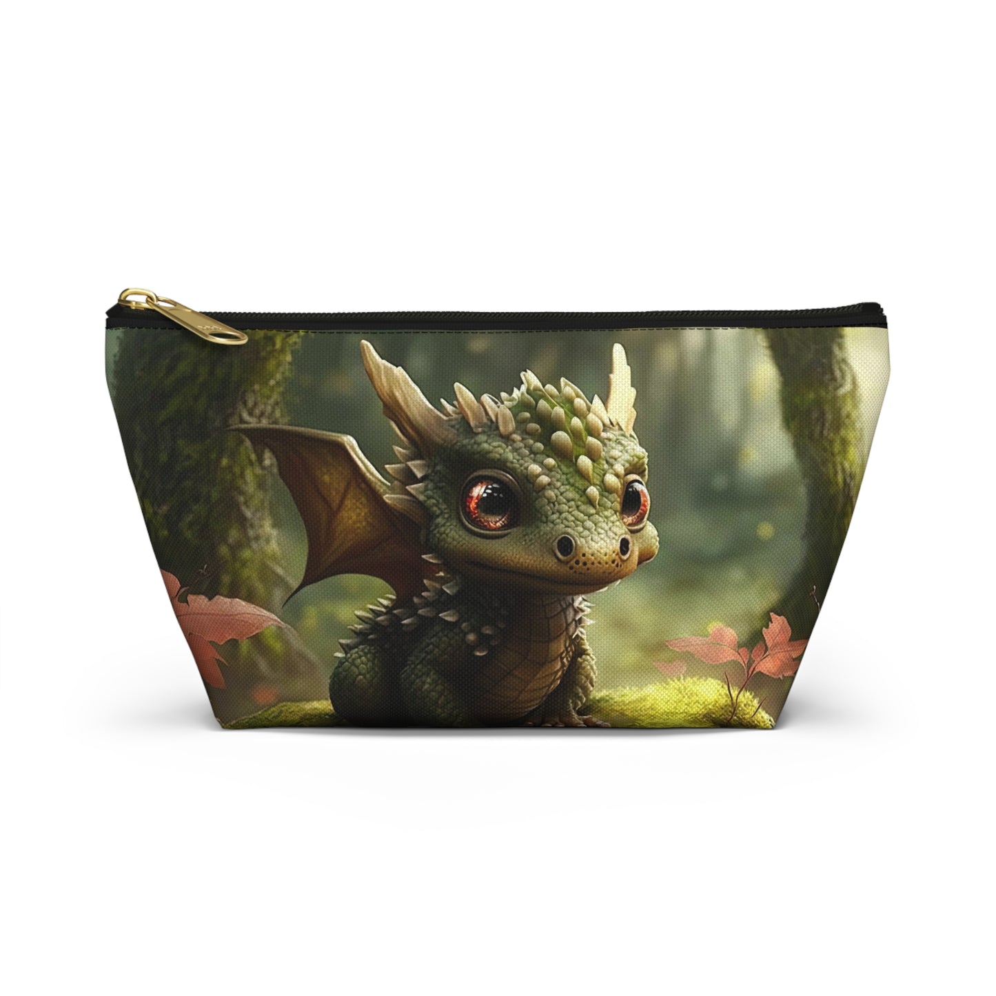 Baby Green Dragon- Zippered Pouch