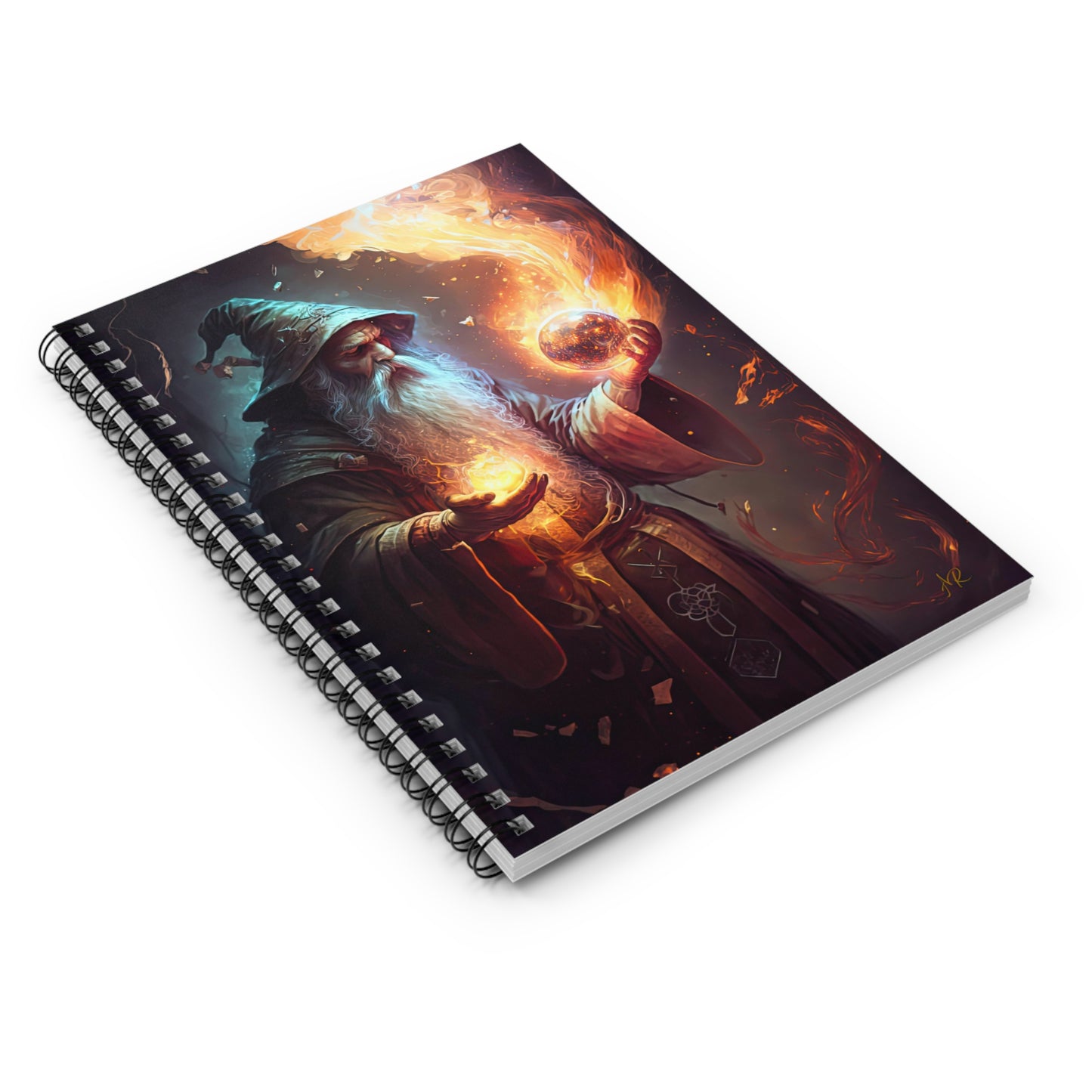 Wizard Fireball- Spiral Notebook