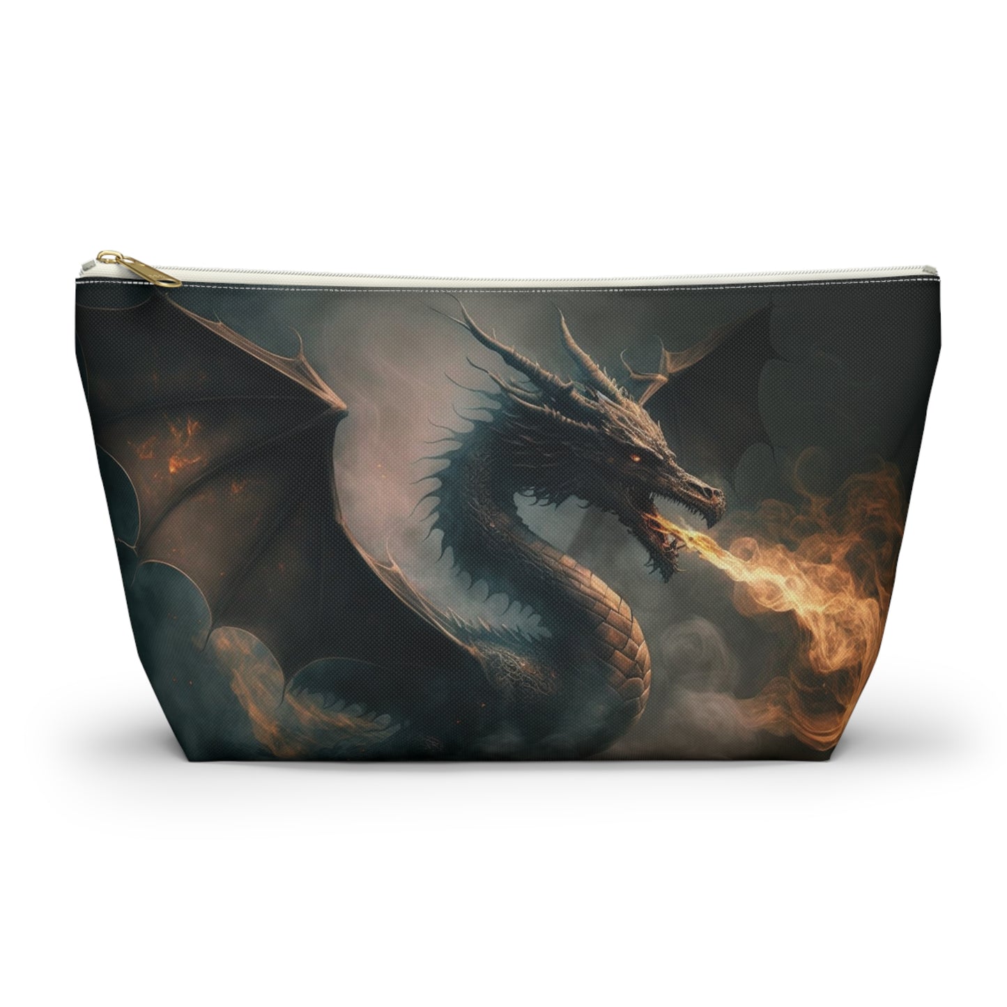 Fire Breathing Dragon- Zippered Pouch