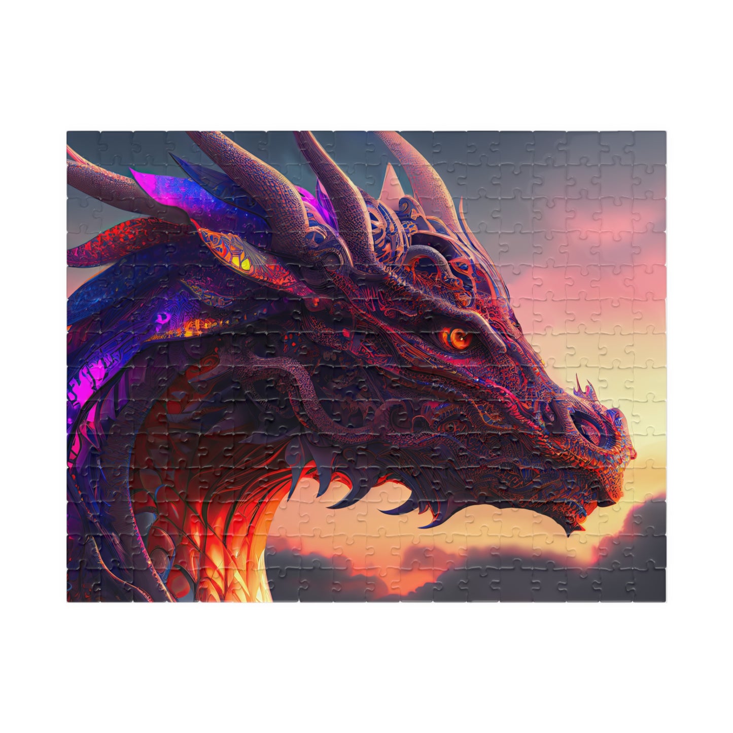 Red Dragon Head- Jigsaw Puzzle