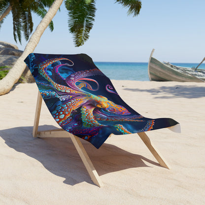 Colorful Octopus- Beach Towel