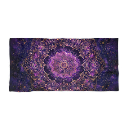 Purple Mandala- Beach Towel