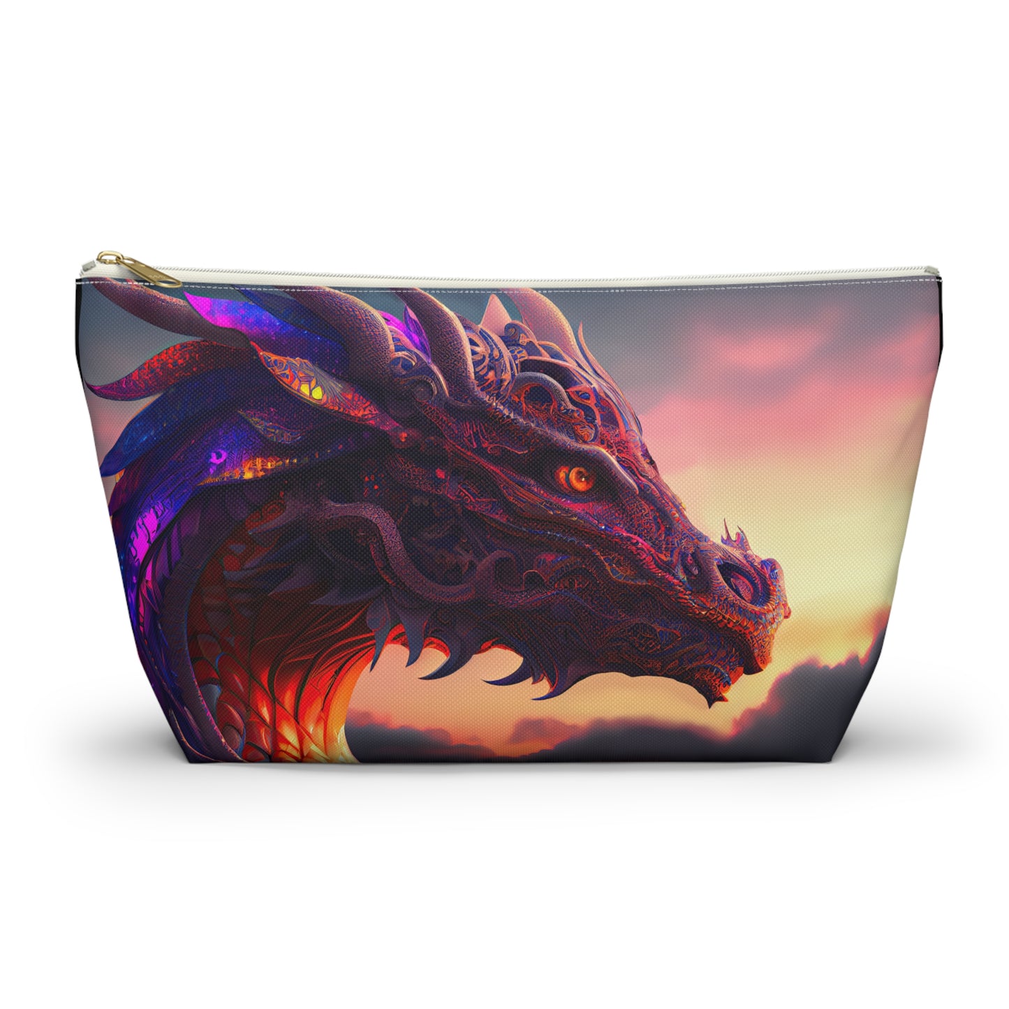 Red Dragon Head- Zippered Pouch