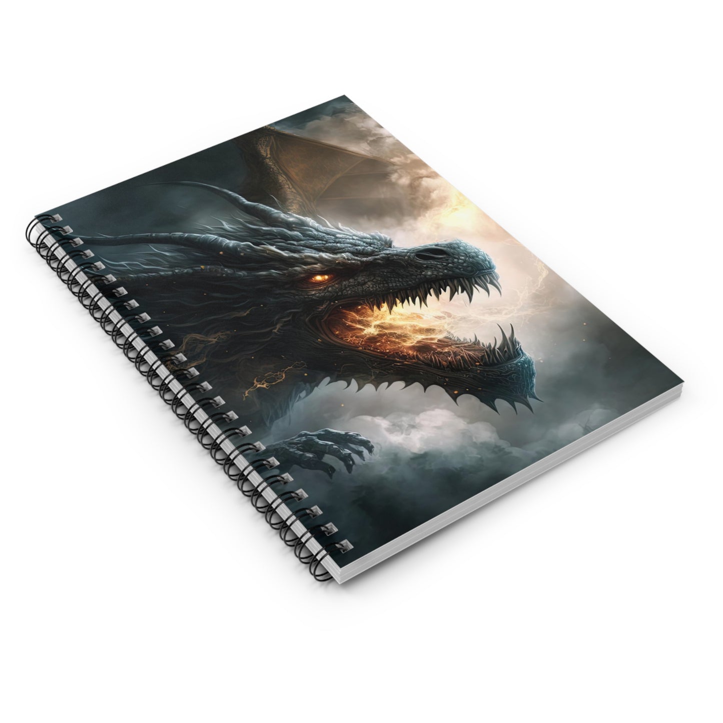 Dragon and Clouds- Spiral Notebook