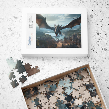 Dragon in Flight- Jigsaw Puzzle