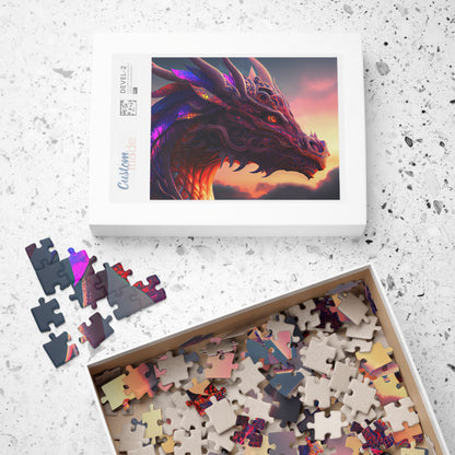 Red Dragon Head- Jigsaw Puzzle