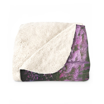 Fantasy Castle in Mountains- Sherpa Fleece Blanket