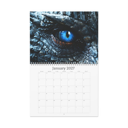 2027 Dragon Wall Calendar