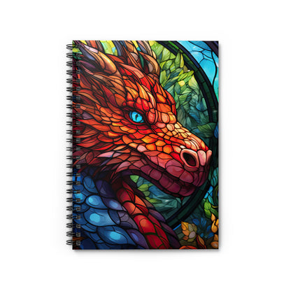 Fantasy Red Dragon- Spiral Notebook