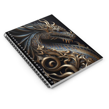 Metal Dragon- Spiral Notebook