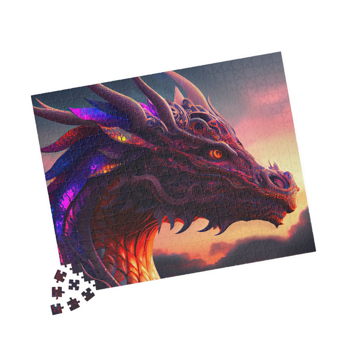 Red Dragon Head- Jigsaw Puzzle