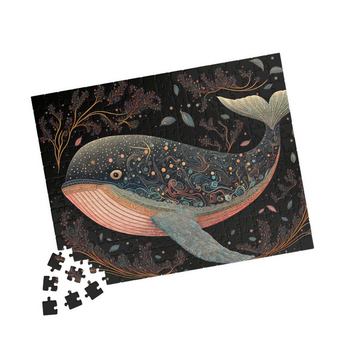 Vintage Whale- Jigsaw Puzzle