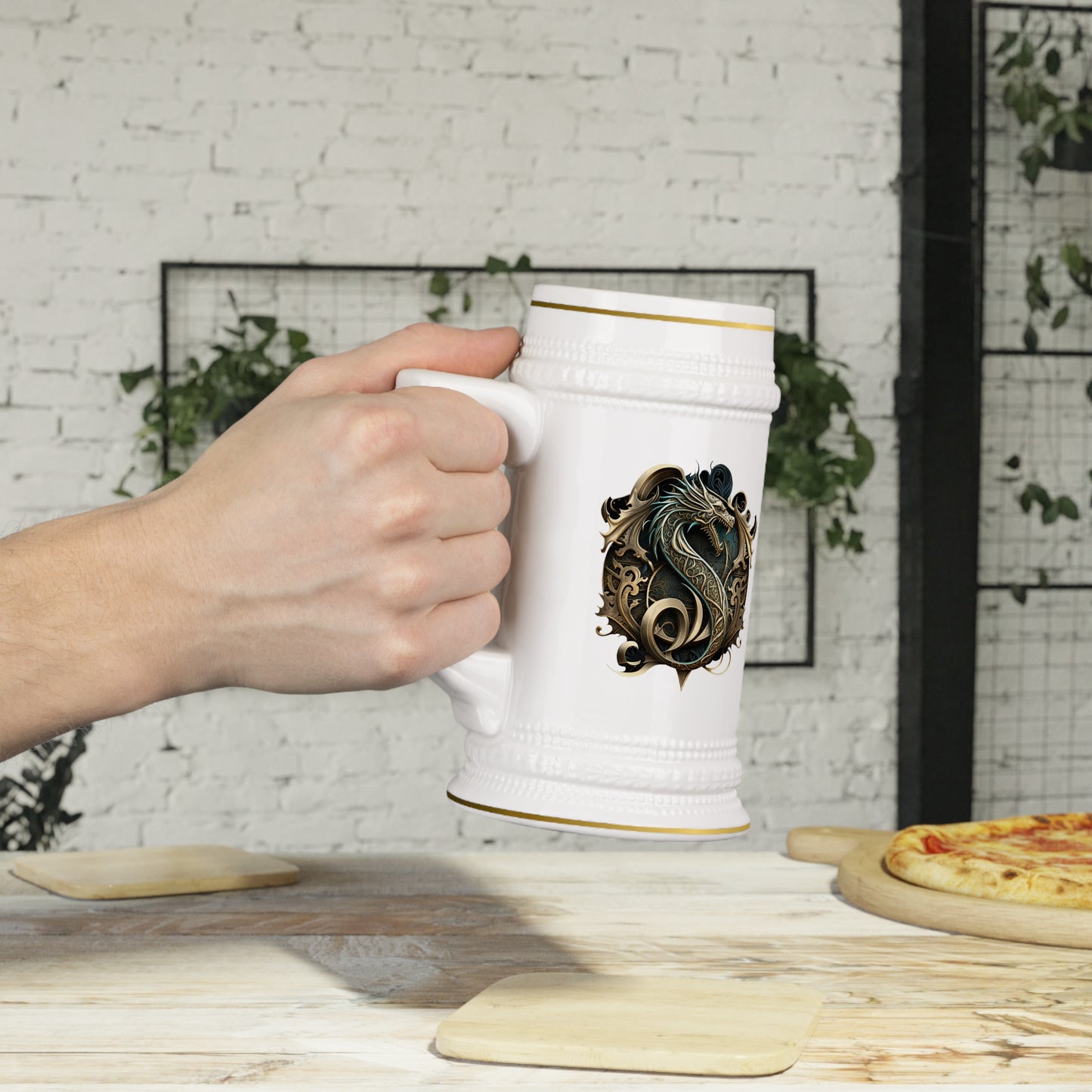 Dragon Seal- Beer Stein