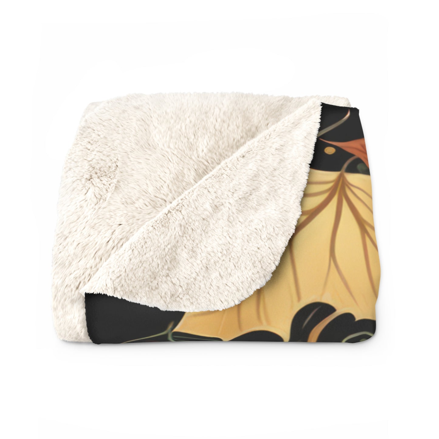 Autumn Maiden- Sherpa Fleece Blanket