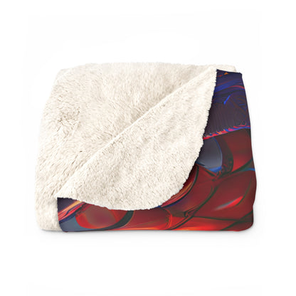 Red Dragon Head- Sherpa Fleece Blanket