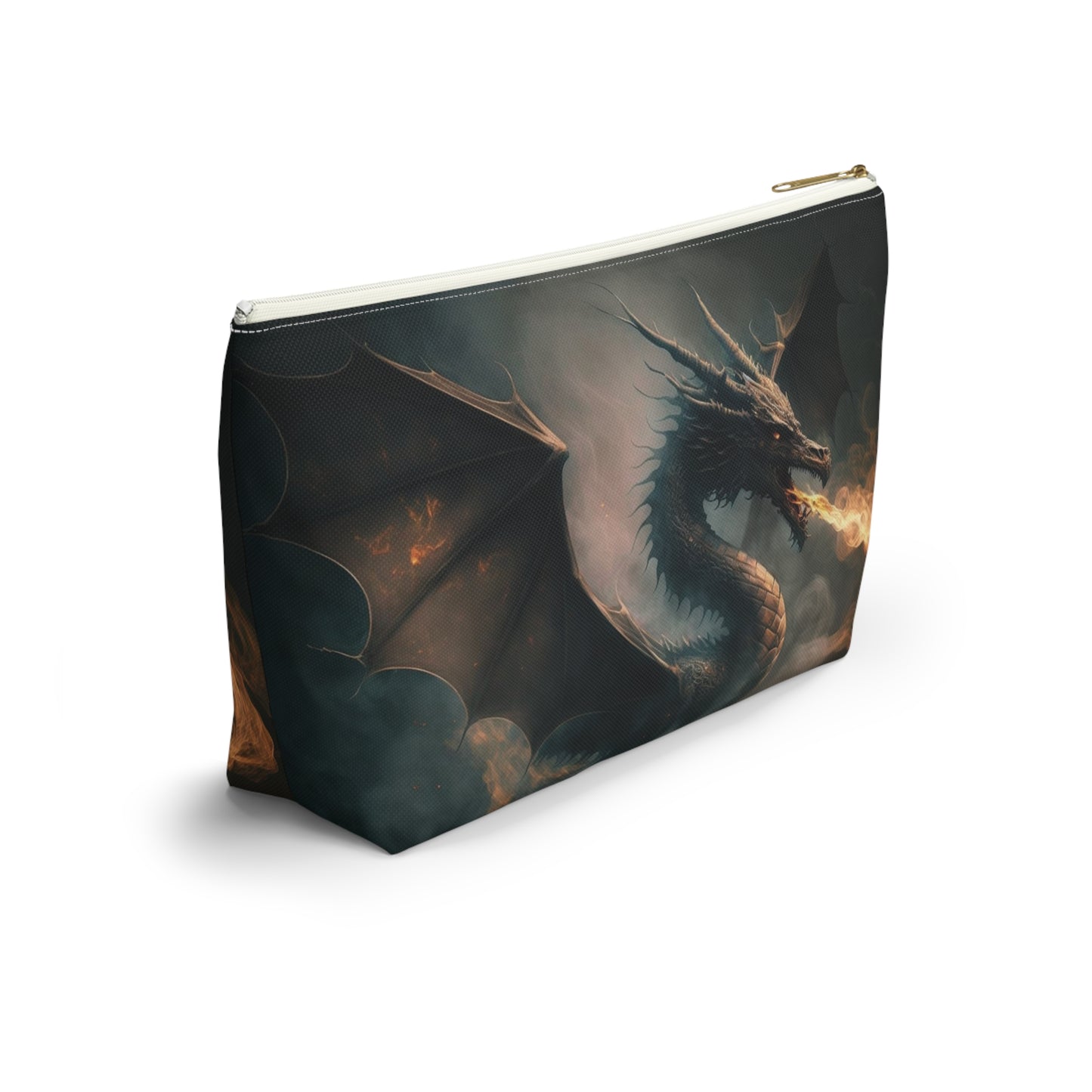 Fire Breathing Dragon- Zippered Pouch