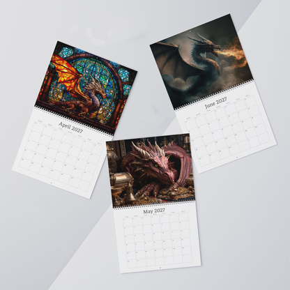 2027 Dragon Wall Calendar