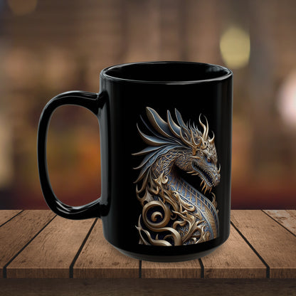 Metal Dragon- Coffee Mug