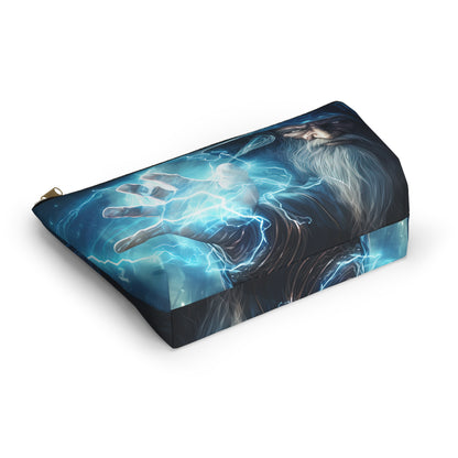 Wizard Casting Spell- Zippered Pouch