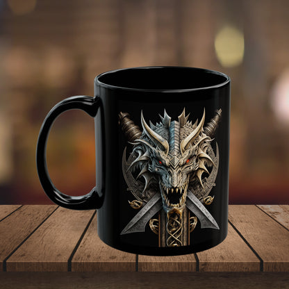 Dragon Skull- Coffee Mug