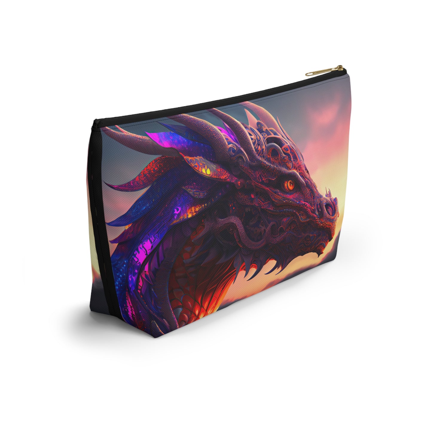 Red Dragon Head- Zippered Pouch