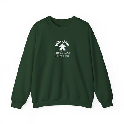 Play A Game- Unisex Crewneck Sweatshirt