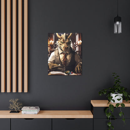 Draconic Dungeon Master- Canvas Wall Art