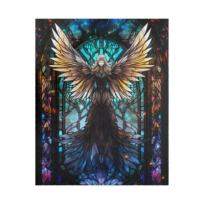 Gothic Angel Stained Glass- Jigsaw Puzzle