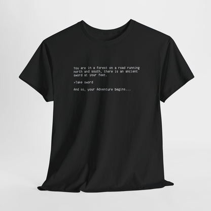 Text Based Adventure- Unisex Cotton Tee